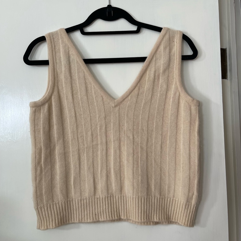 Vintage cashmere sweater vest
